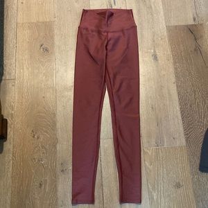 Carbon 38 size medium leggings brick red